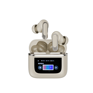 Bluetooth 5.4 ANC+ENC TWS with Full Color Touch Screen Wireless Earbuds Sports Headset