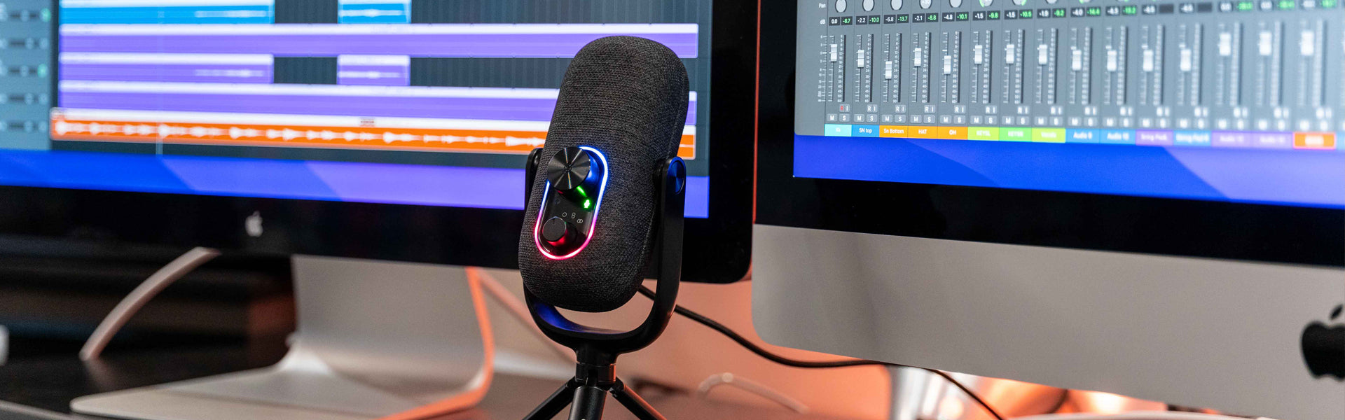 JLab Professional Desktop USB Microphones Setup