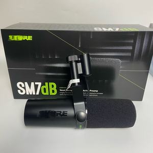 Broadcast Dynamic Vocal Microphone with Active Preamp